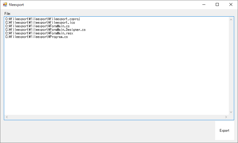 FileExport